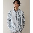ザ ショップ ティーケー（メンズ）(THE SHOP TK(Men))のマルチストライプ長袖シャツ オフホワイト(303)