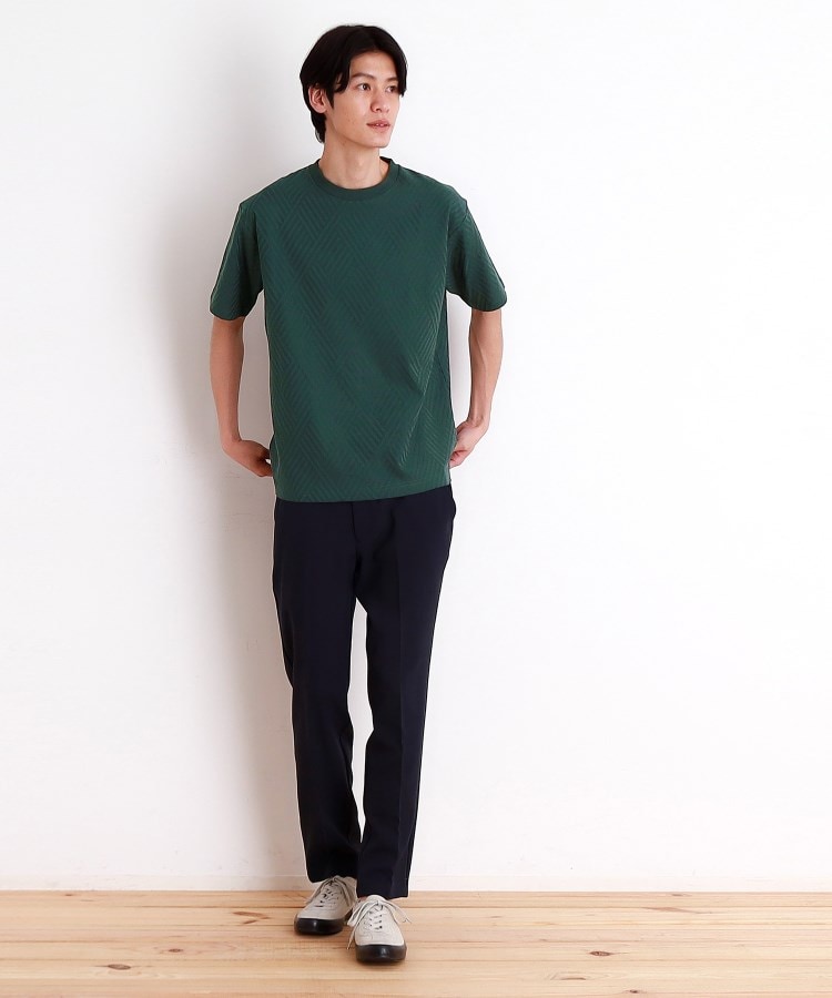 ザ ショップ ティーケー（メンズ）(THE SHOP TK(Men))のリンクスジャカード半袖Ｔシャツ24