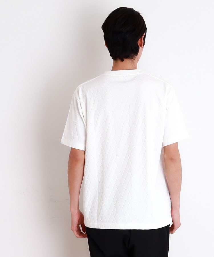 ザ ショップ ティーケー（メンズ）(THE SHOP TK(Men))のジオメトリックリンクス半袖Ｔシャツ4