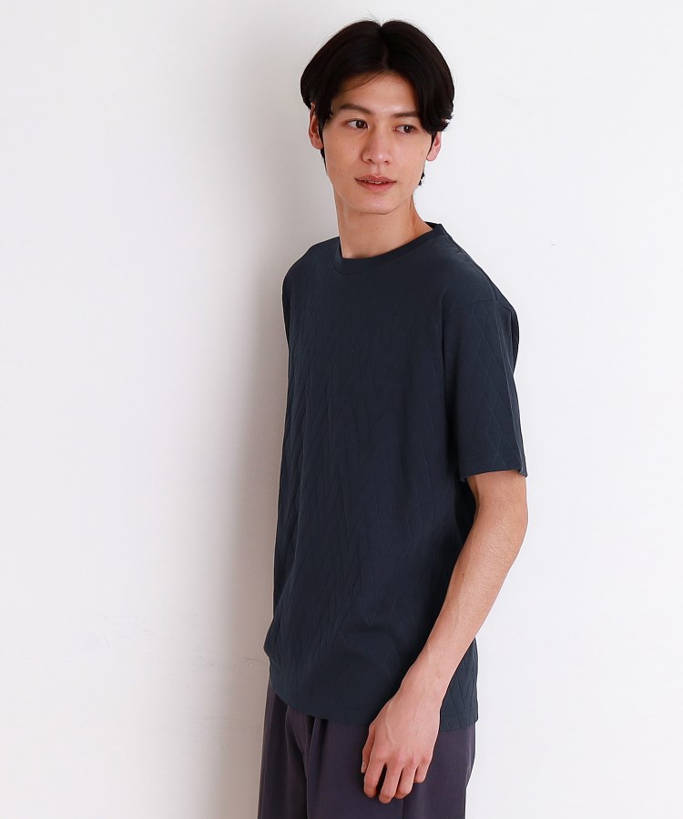 ザ ショップ ティーケー（メンズ）(THE SHOP TK(Men))のジオメトリックリンクス半袖Ｔシャツ15