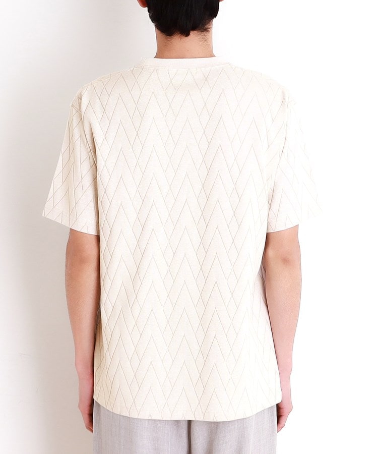 ザ ショップ ティーケー（メンズ）(THE SHOP TK(Men))のジオメトリックリンクス半袖Ｔシャツ21