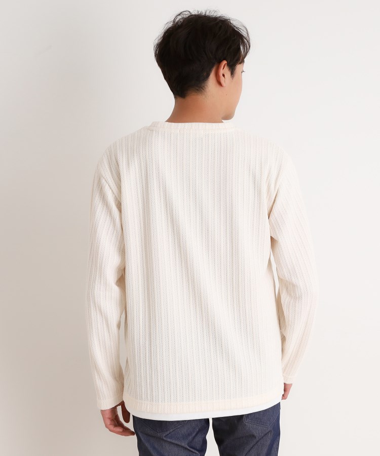 ザ ショップ ティーケー（メンズ）(THE SHOP TK(Men))のシェニールケーブルプルオーバー 新色追加3