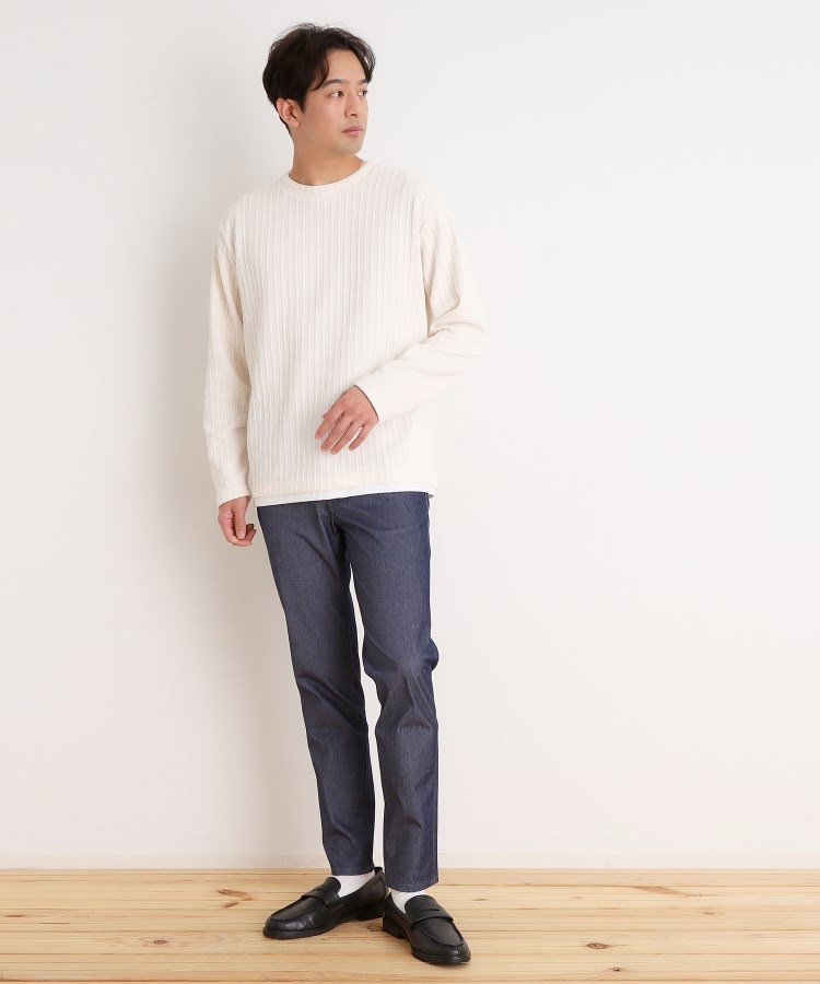 ザ ショップ ティーケー（メンズ）(THE SHOP TK(Men))のシェニールケーブルプルオーバー 新色追加4