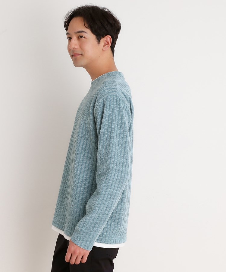 ザ ショップ ティーケー（メンズ）(THE SHOP TK(Men))のシェニールケーブルプルオーバー 新色追加10