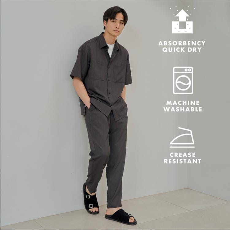 ザ ショップ ティーケー（メンズ）(THE SHOP TK(Men))のドライポリイージーパンツ セットアップ可/吸水速乾/軽量