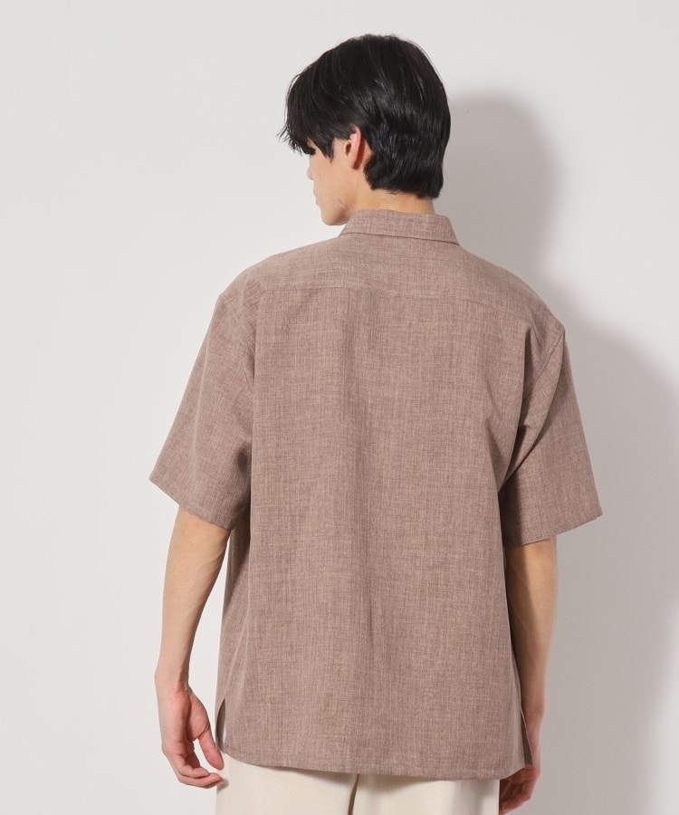 ザ ショップ ティーケー（メンズ）(THE SHOP TK(Men))のリネンライク半袖シャツ セットアップ可9