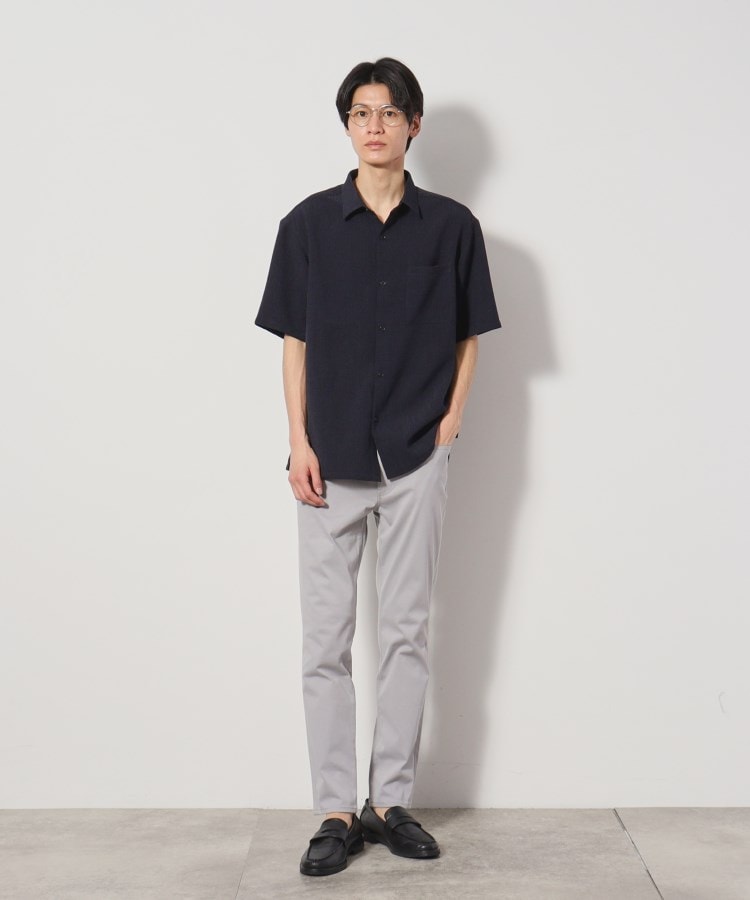 ザ ショップ ティーケー（メンズ）(THE SHOP TK(Men))のリネンライク半袖シャツ セットアップ可20