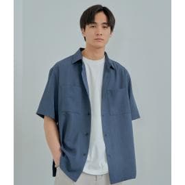 ザ ショップ ティーケー（メンズ）(THE SHOP TK(Men))のドライポリ半袖シャツ　セットアップ可/吸水速乾/軽量