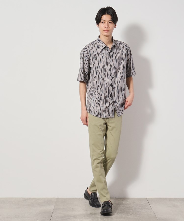 ザ ショップ ティーケー（メンズ）(THE SHOP TK(Men))のドライポリプリント半袖シャツ　洗える/吸水速乾11