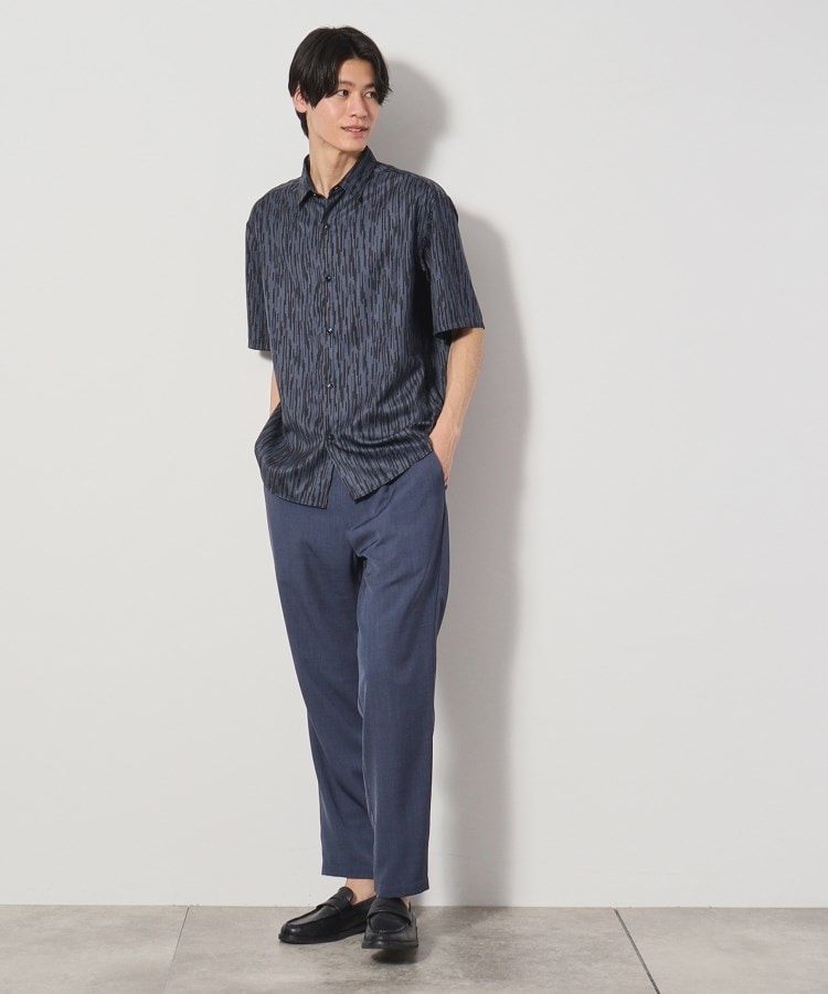 ザ ショップ ティーケー（メンズ）(THE SHOP TK(Men))のドライポリプリント半袖シャツ　洗える/吸水速乾15