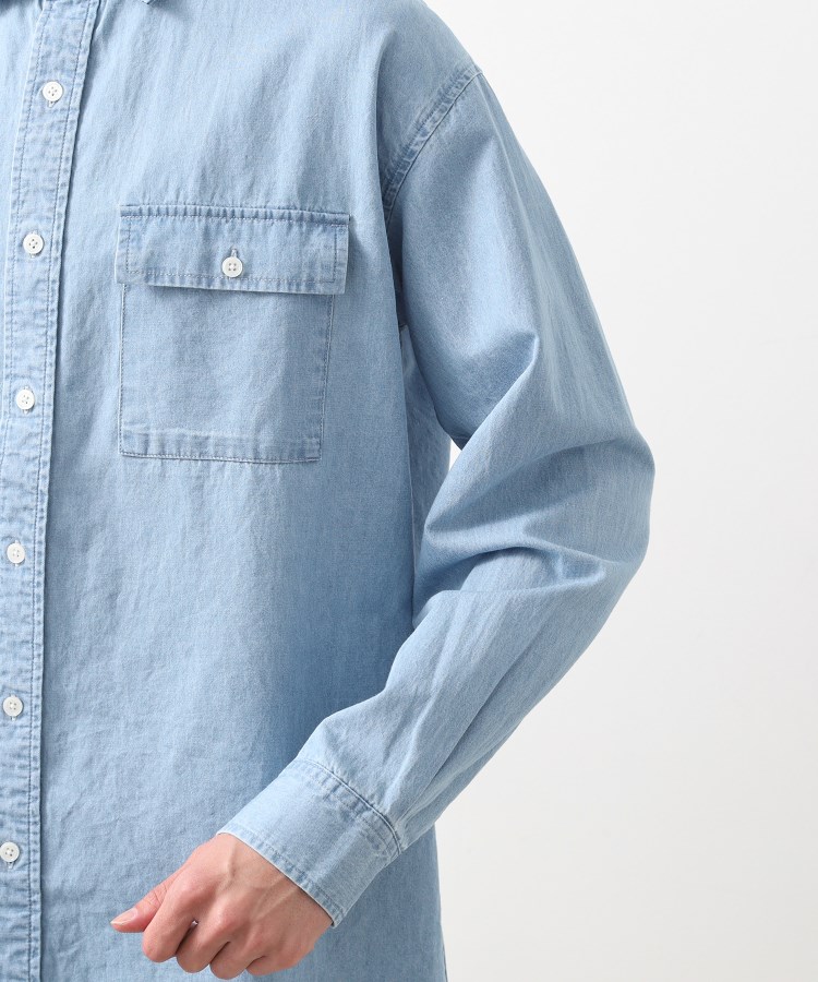 ザ ショップ ティーケー（メンズ）(THE SHOP TK(Men))のリネンブレンドデニムシャツ14