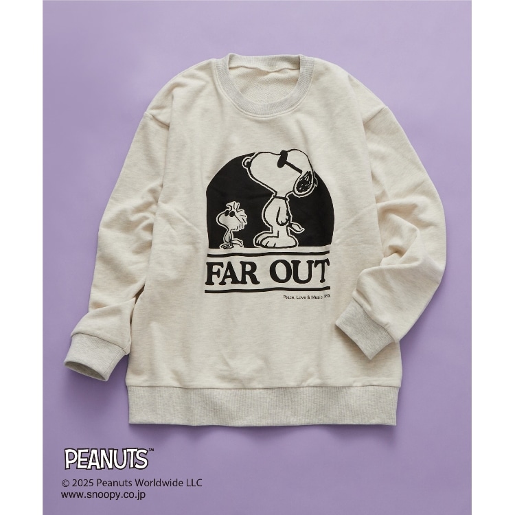 ザ ショップ ティーケー（メンズ）(THE SHOP TK(Men))のPEANUTSスウェット FAR OUT 親子リンク スウェット・トレーナー