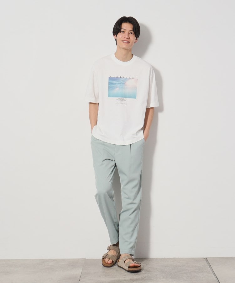 ザ ショップ ティーケー（メンズ）(THE SHOP TK(Men))の【Begin6月号掲載】オーガニックコットンプリント半袖Tシャツ19