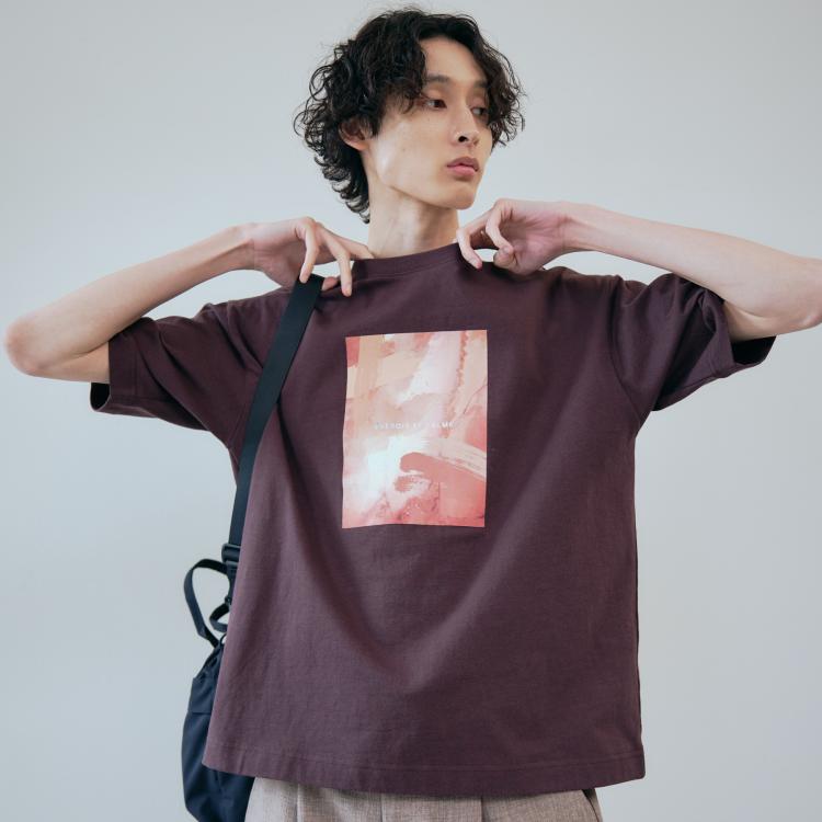 ザ ショップ ティーケー（メンズ）(THE SHOP TK(Men))の【Begin6月号掲載】オーガニックコットンプリント半袖Tシャツ カットソー