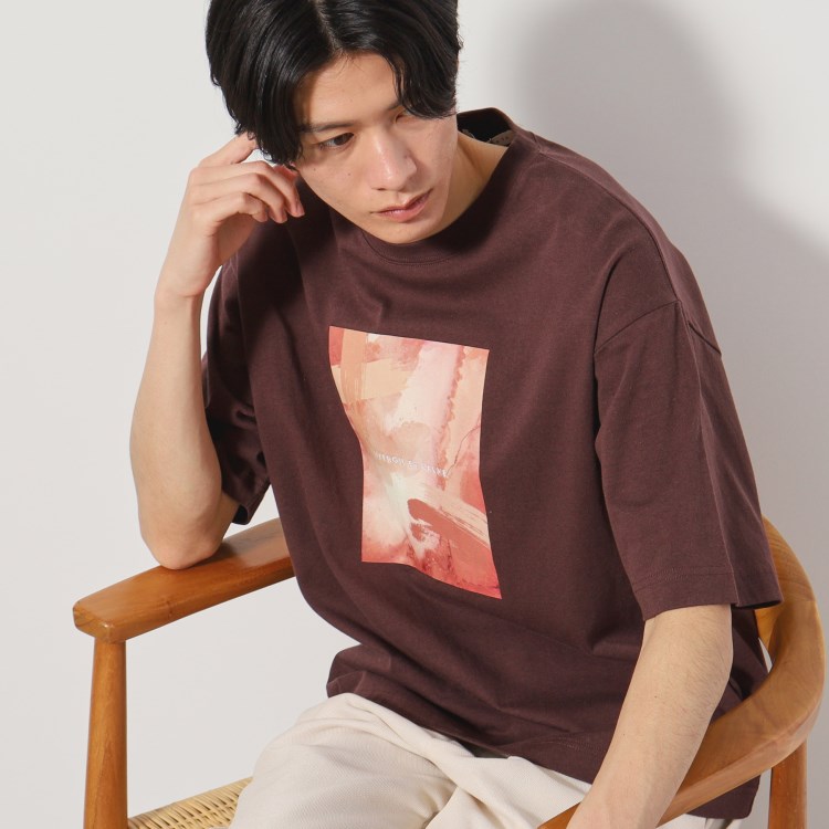 ザ ショップ ティーケー（メンズ）(THE SHOP TK(Men))の【Begin6月号掲載】オーガニックコットンプリント半袖Tシャツ カットソー