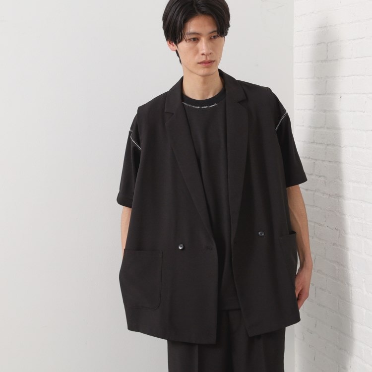 ザ ショップ ティーケー（メンズ）(THE SHOP TK(Men))のダブルジレ【セットアップ可/洗濯機OK】 ベスト