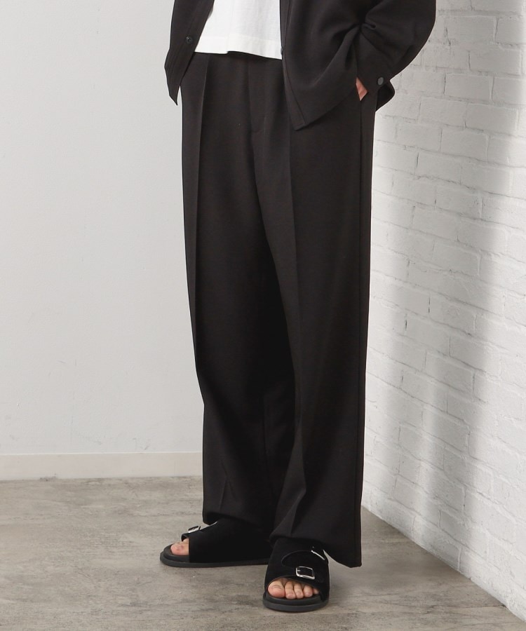 ザ ショップ ティーケー（メンズ）(THE SHOP TK(Men))のタックワイドスラックス【セットアップ可/洗濯機OK】8