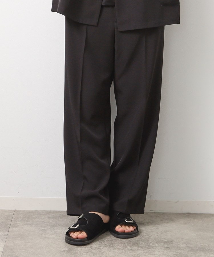 ザ ショップ ティーケー（メンズ）(THE SHOP TK(Men))のタックワイドスラックス【セットアップ可/洗濯機OK】9