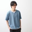 ザ ショップ ティーケー（メンズ）(THE SHOP TK(Men))のミニフクレキーネック半袖Tシャツ22