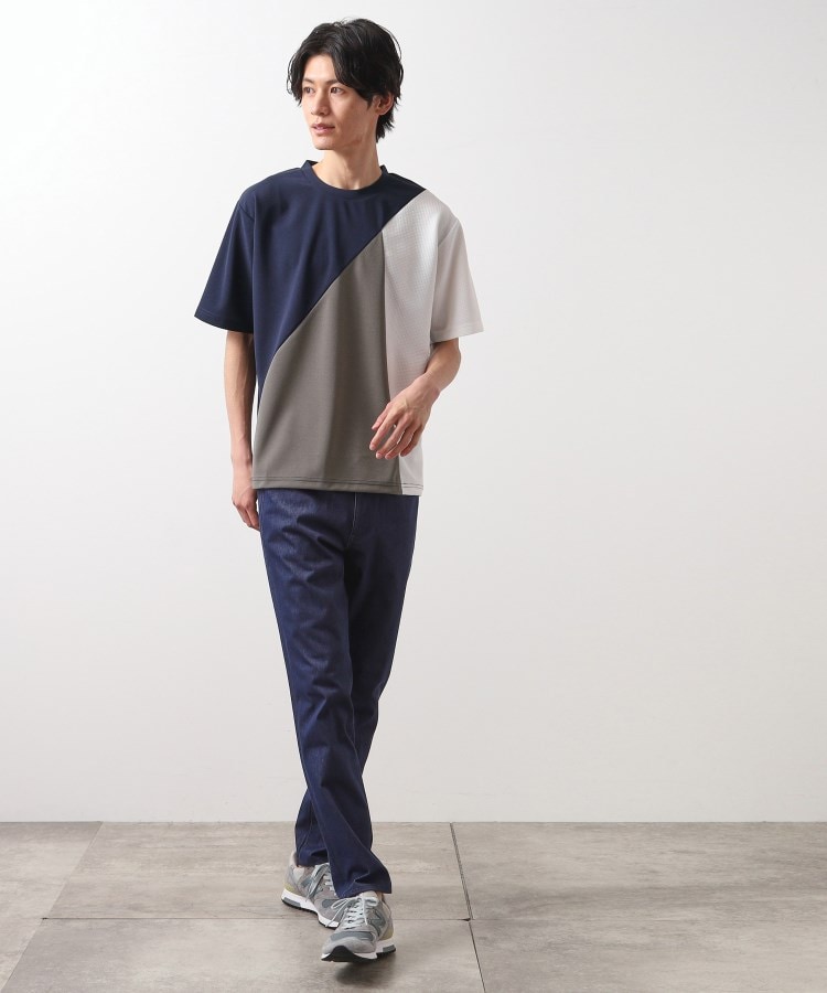 ザ ショップ ティーケー（メンズ）(THE SHOP TK(Men))のアムンゼン異素材切替半袖Tシャツ16