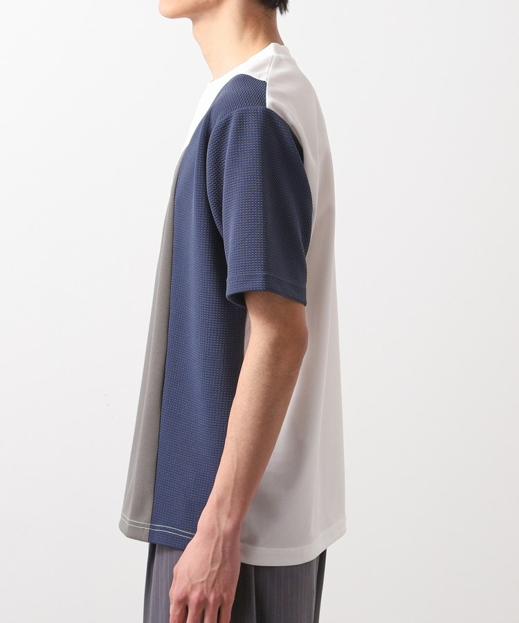 ザ ショップ ティーケー（メンズ）(THE SHOP TK(Men))のアムンゼン異素材切替半袖Tシャツ23