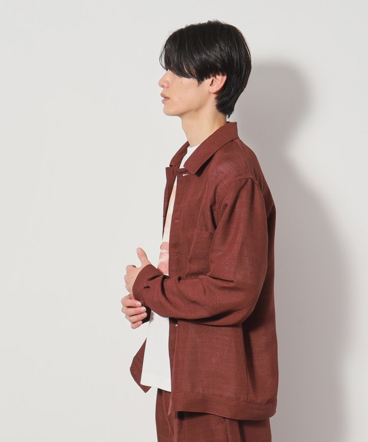 ザ ショップ ティーケー（メンズ）(THE SHOP TK(Men))のパナマメッシュトラッカージャケット セットアップ可16
