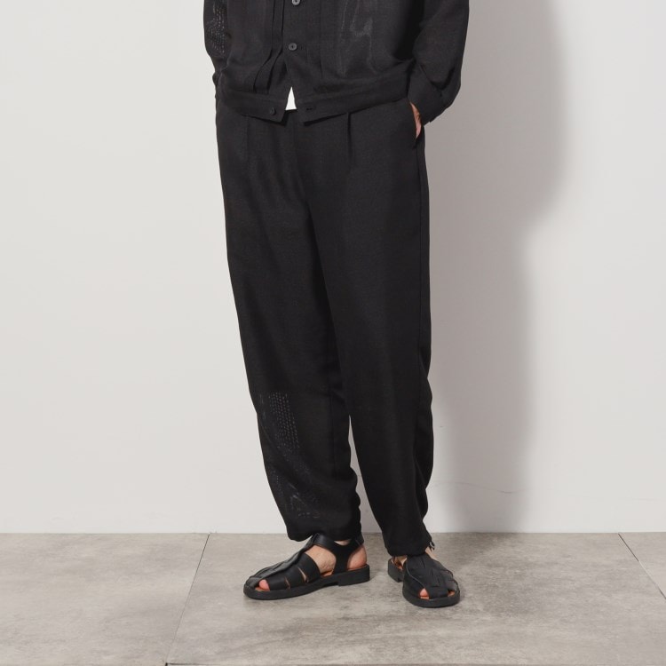 ザ ショップ ティーケー（メンズ）(THE SHOP TK(Men))のパナマメッシュパンツ セットアップ可 フルレングスパンツ