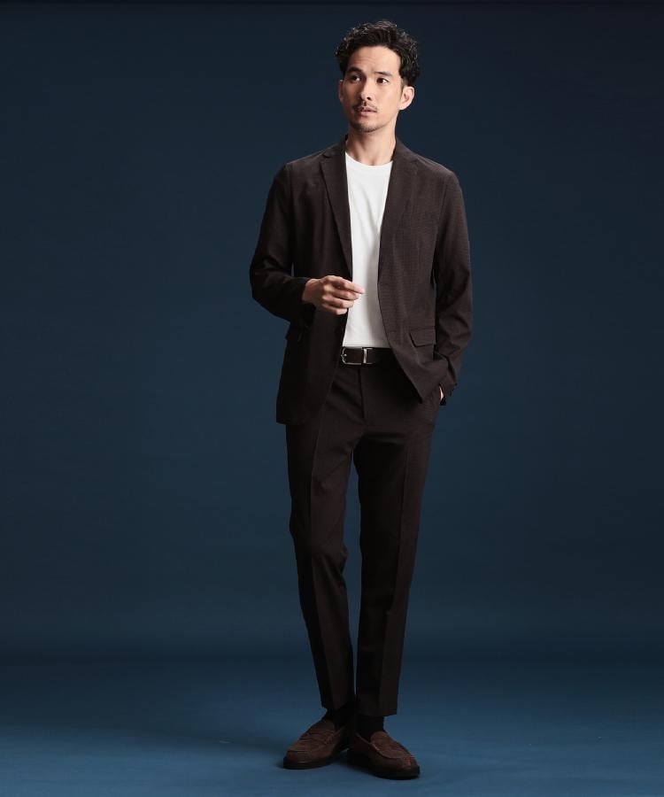 ザ ショップ ティーケー（メンズ）(THE SHOP TK(Men))のライトドッツスラックス【セットアップ可/洗濯機OK】4