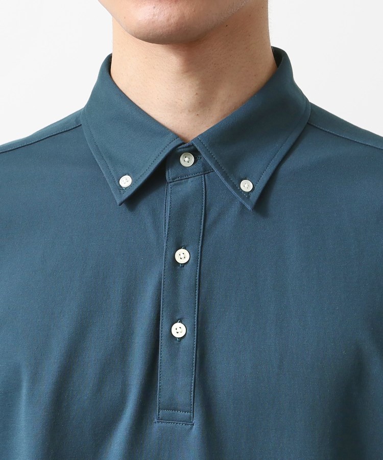 ザ ショップ ティーケー（メンズ）(THE SHOP TK(Men))のアイスカノコポロシャツ 接触冷感/ビジネス対応32