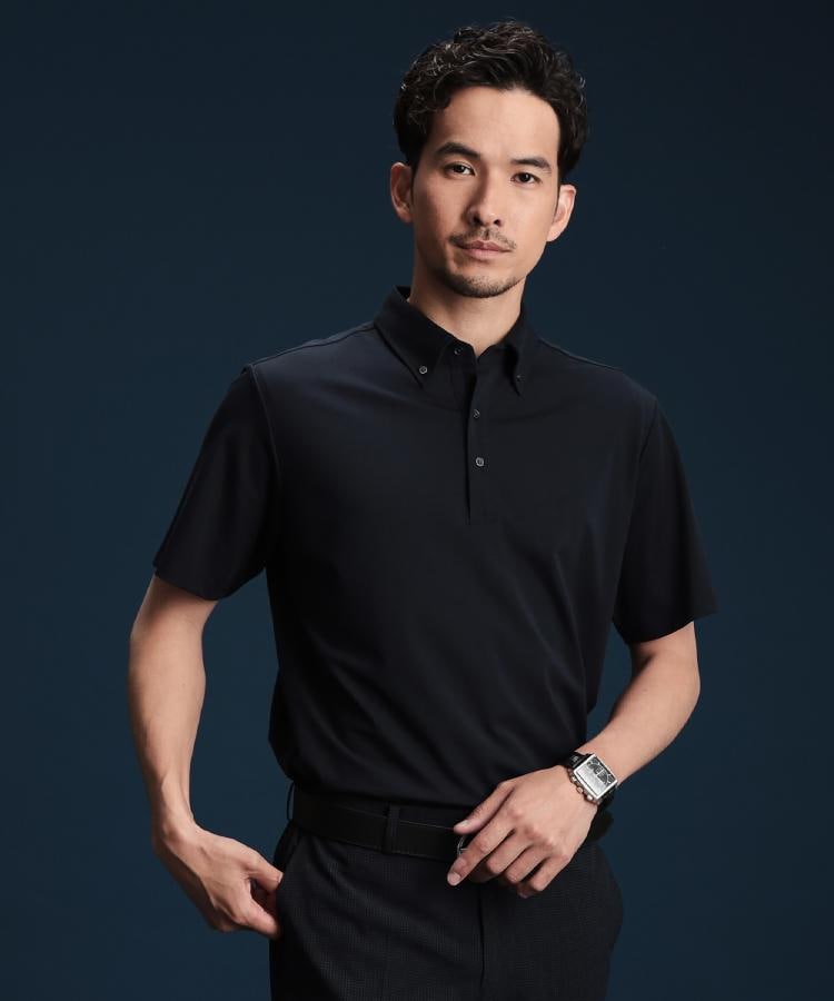 ザ ショップ ティーケー（メンズ）(THE SHOP TK(Men))のアイスカノコポロシャツ 接触冷感/ビジネス対応5