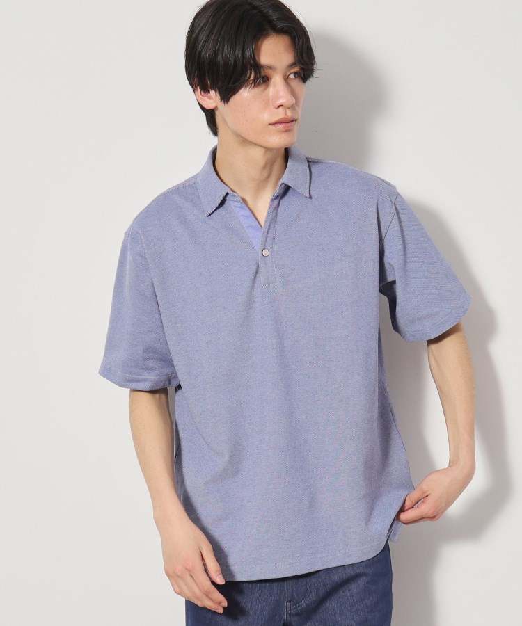 ザ ショップ ティーケー（メンズ）(THE SHOP TK(Men))のシャンブレーカノコスキッパーポロシャツ26