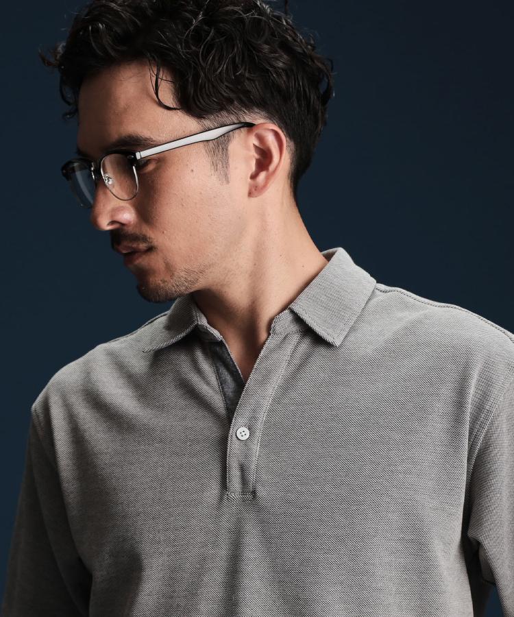 ザ ショップ ティーケー（メンズ）(THE SHOP TK(Men))のシャンブレーカノコスキッパーポロシャツ1