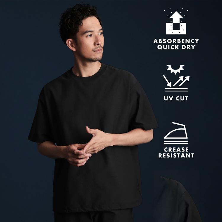 ザ ショップ ティーケー（メンズ）(THE SHOP TK(Men))の【Begin6月号掲載】パーフェクテックスピンドルTシャツ【セットアップ可/吸水速乾/UVカット/アンチピリング】 Ｔシャツ