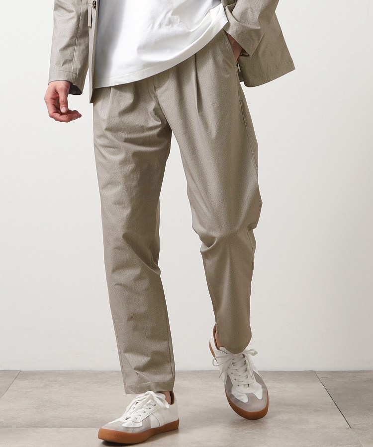 ザ ショップ ティーケー（メンズ）(THE SHOP TK(Men))のスマートムーブメッシュイージーパンツ【セットアップ可/洗濯機OK】 ライトグレー(011)
