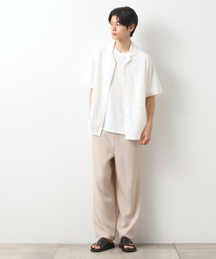 ザ ショップ ティーケー（メンズ）(THE SHOP TK(Men))のインド刺繍半袖シャツ　【親子リンク/洗濯機OK】3