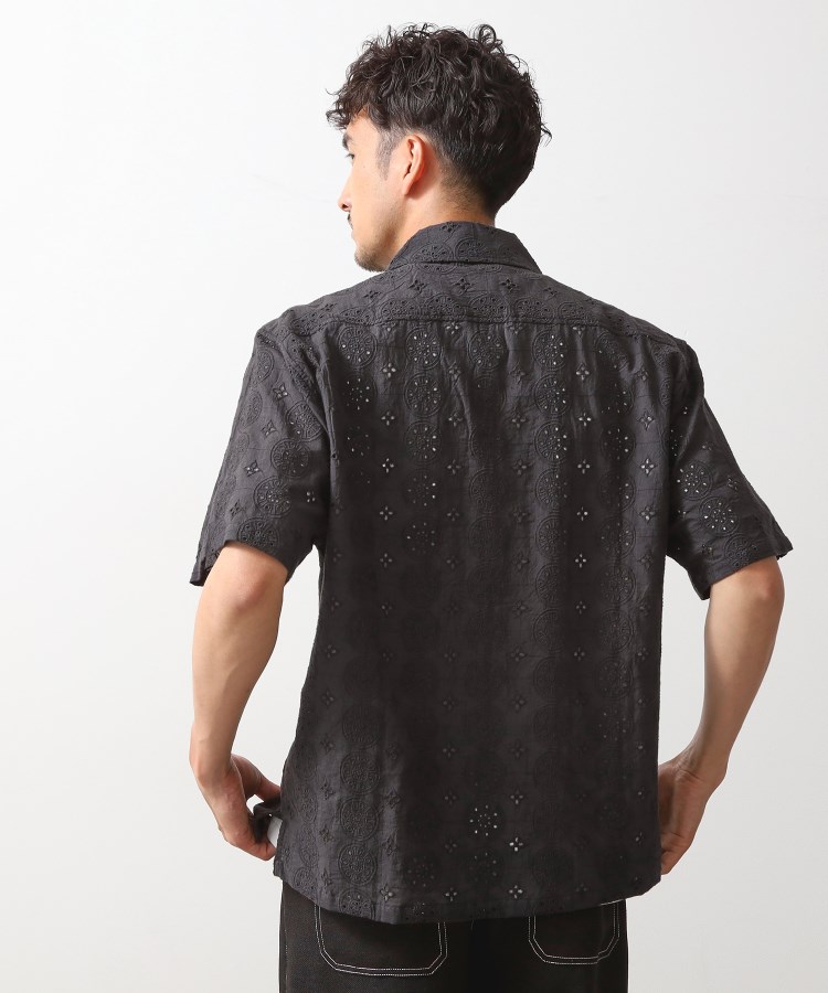ザ ショップ ティーケー（メンズ）(THE SHOP TK(Men))のインド刺繍半袖シャツ　【親子リンク/洗濯機OK】9