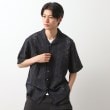 ザ ショップ ティーケー（メンズ）(THE SHOP TK(Men))のインド刺繍半袖シャツ　【親子リンク/洗濯機OK】 ブラック(019)