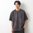 ザ ショップ ティーケー（メンズ）(THE SHOP TK(Men))のスウェードプリント半袖Tシャツ　【オーバーサイズ/洗濯機OK】 チャコールグレー(013)