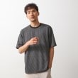 ザ ショップ ティーケー（メンズ）(THE SHOP TK(Men))のカットジャカード半袖Tシャツ ブラック(019)
