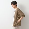 ザ ショップ ティーケー（メンズ）(THE SHOP TK(Men))のフェイクスウェードアンサンブルカーディガン【五分袖カーディガン＋半袖Tシャツセットアイテム】10