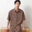 ザ ショップ ティーケー（メンズ）(THE SHOP TK(Men))の【Begin7月号掲載】クールファイバーダブルフラップ半袖シャツ　接触冷感／吸水速乾／UVケア／軽量／セットアップ可2
