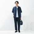 ザ ショップ ティーケー（メンズ）(THE SHOP TK(Men))の【Begin7月号掲載】クールファイバーダブルフラップ半袖シャツ　接触冷感／吸水速乾／UVケア／軽量／セットアップ可1