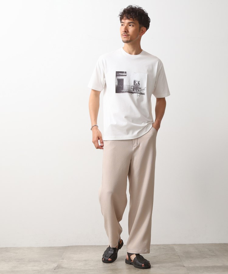 ザ ショップ ティーケー（メンズ）(THE SHOP TK(Men))の【旅するTシャツ】フォトプリント マシンウォッシャブル／サスティナブル7