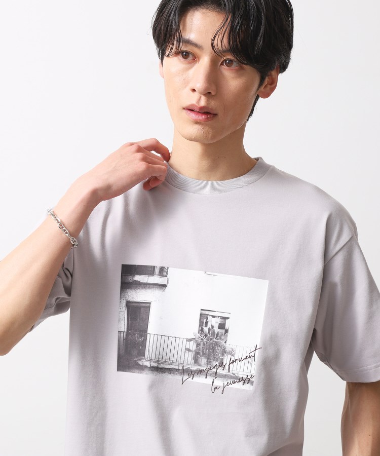 ザ ショップ ティーケー（メンズ）(THE SHOP TK(Men))の【旅するTシャツ】フォトプリント マシンウォッシャブル／サスティナブル13