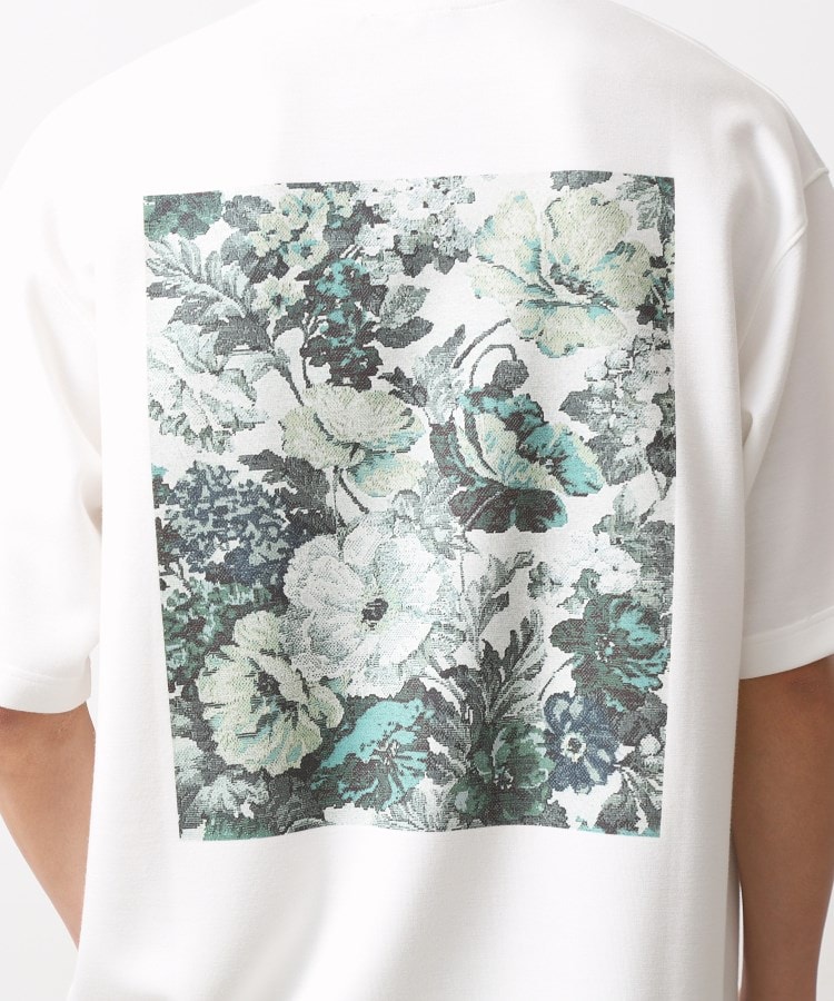 ザ ショップ ティーケー（メンズ）(THE SHOP TK(Men))のボタニカルプリントオーバーサイズ半袖Ｔシャツ4
