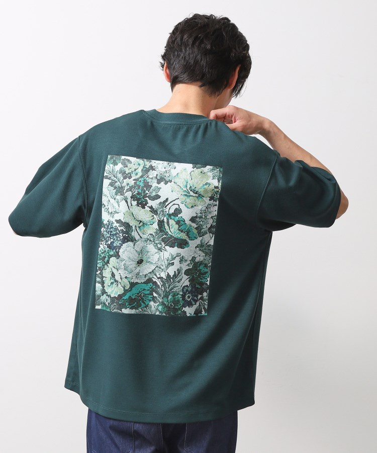 ザ ショップ ティーケー（メンズ）(THE SHOP TK(Men))のボタニカルプリントオーバーサイズ半袖Ｔシャツ6