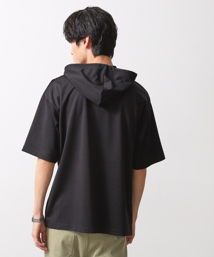ザ ショップ ティーケー（メンズ）(THE SHOP TK(Men))のブロッキング半袖パーカ　洗濯機OK6