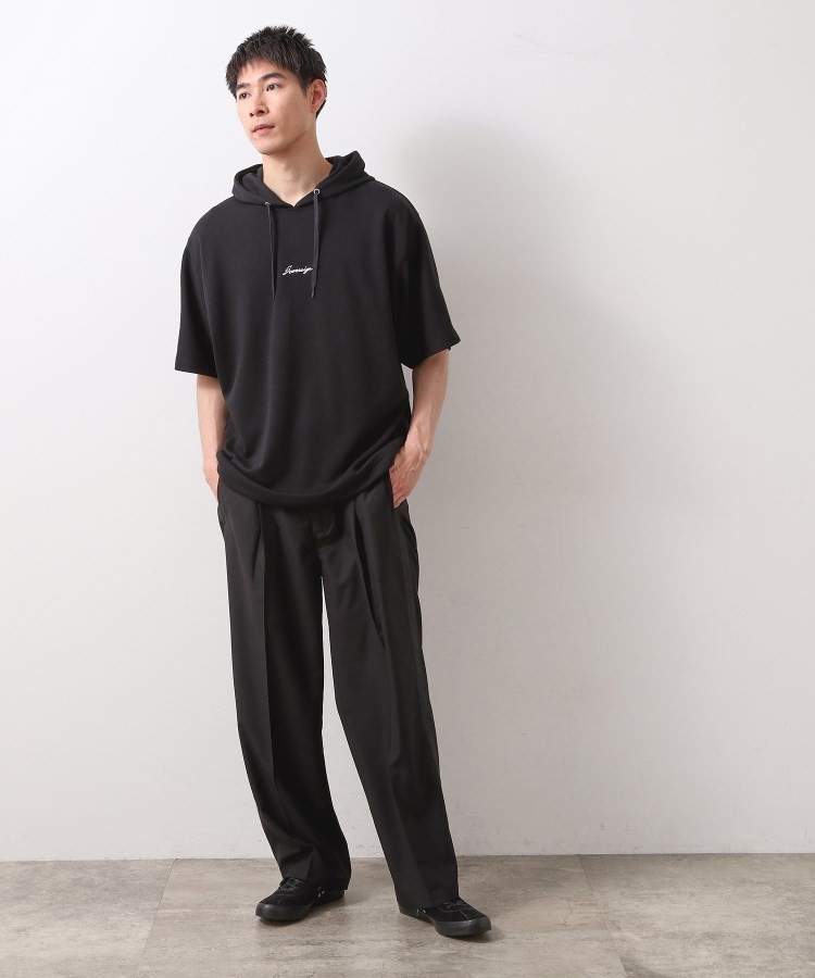 ザ ショップ ティーケー（メンズ）(THE SHOP TK(Men))のポンチ半袖パーカー　【洗濯機OK】6