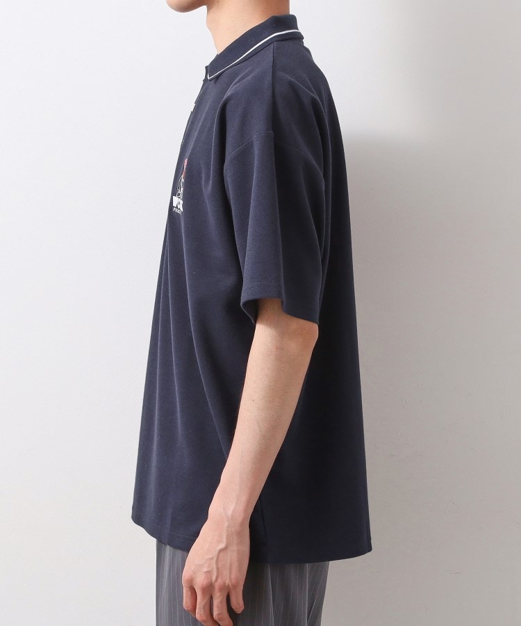 ザ ショップ ティーケー（メンズ）(THE SHOP TK(Men))のサガラ刺繍半袖ポロシャツ　【洗濯機OK/ユニセックス】10