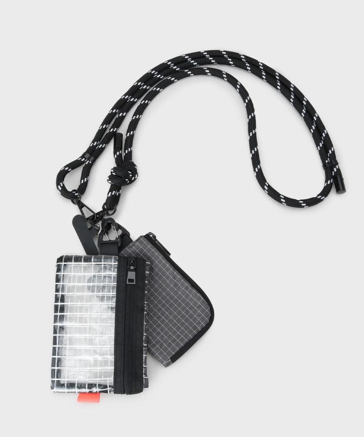 ザ ショップ ティーケー（メンズ）(THE SHOP TK(Men))の3連ミニショルダーバッグ クリアポーチ＋ミニウォレット＋スマホホルダー【ユニセックス】20